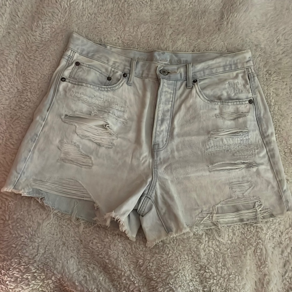 Size 10 American eagle high waist denim shorts